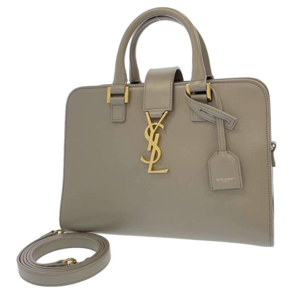 Saint Laurent Paris Handbag Baby Cabas Gray